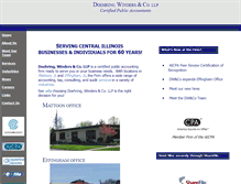 Tablet Screenshot of dwcocpa.com